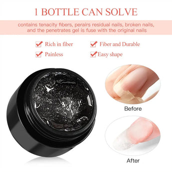 1 Bottle of Nail Adhesive Solution