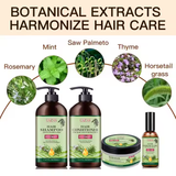 Natural botanical extracts used in hair care products.