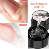 Before and After Comparison Chart for Nail Adhesive