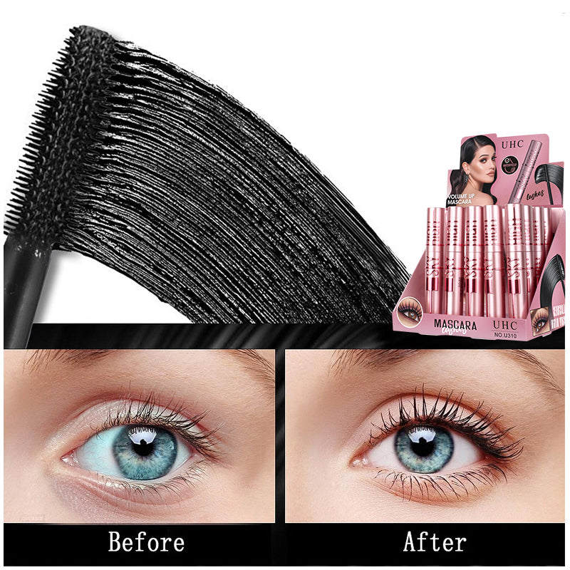 Tianjin Washable Eye Black Makeup - Plug, Elongated, Curled, Very Black