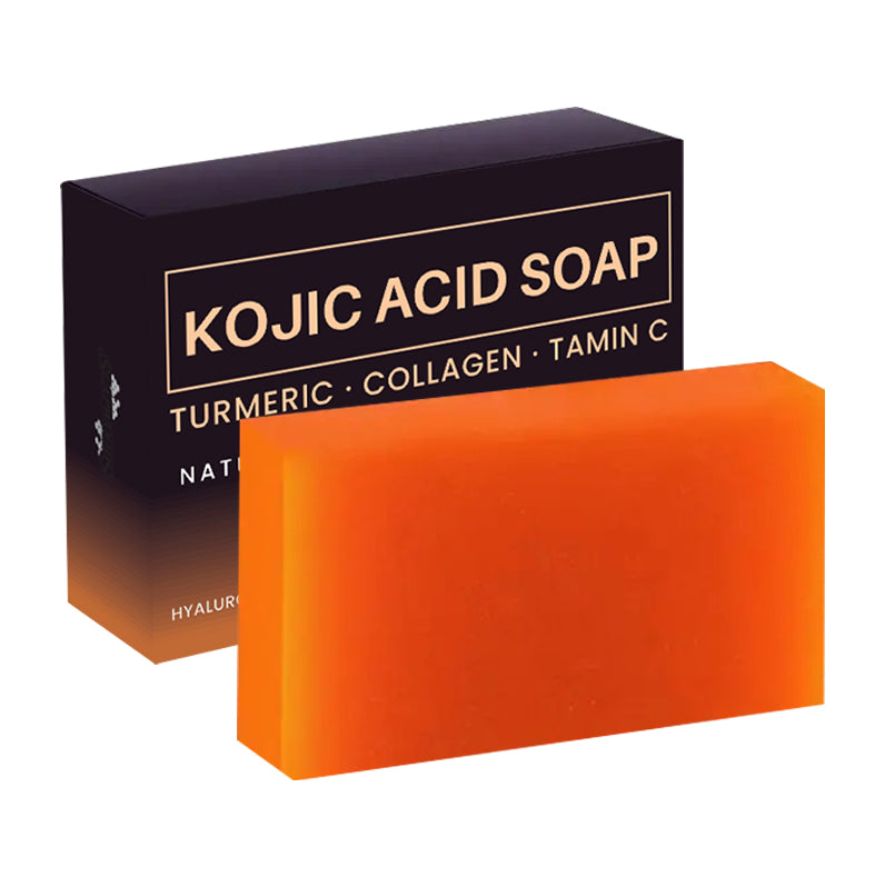 Kojic Acid Dark Spot Soap Bars - Vitamin C, Retinol, Collagen, Turmeric