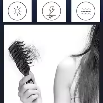 One-click intelligent start/stop hair growth device for easy use.