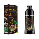 Real-life use of Ginseng Herbal Black Shampoo for Hair Dye