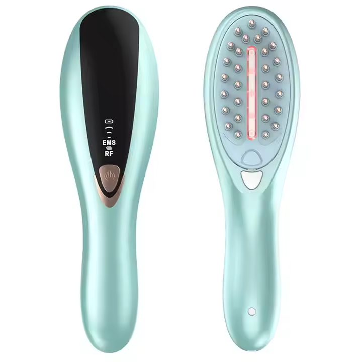 Hair loss treatment comb for hair growth and scaling massage.