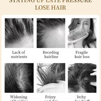 Pressure and stress leading to hair loss and thinning