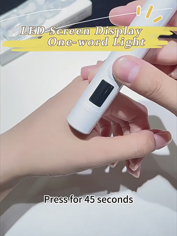 Video Description of Nail Glue Machine